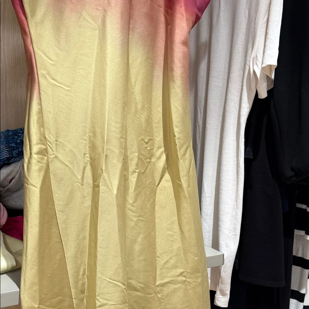 Trendy Boutique Gradient Maxi Dress - Pink and Green - Picture 2 of 2